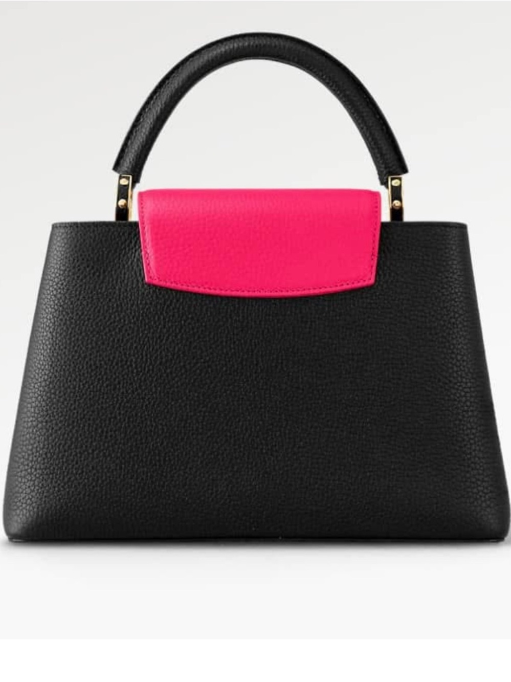 Louis Vuitton Taurillon Capucines MM Black Rose Berlingot - Picture 3 of 13